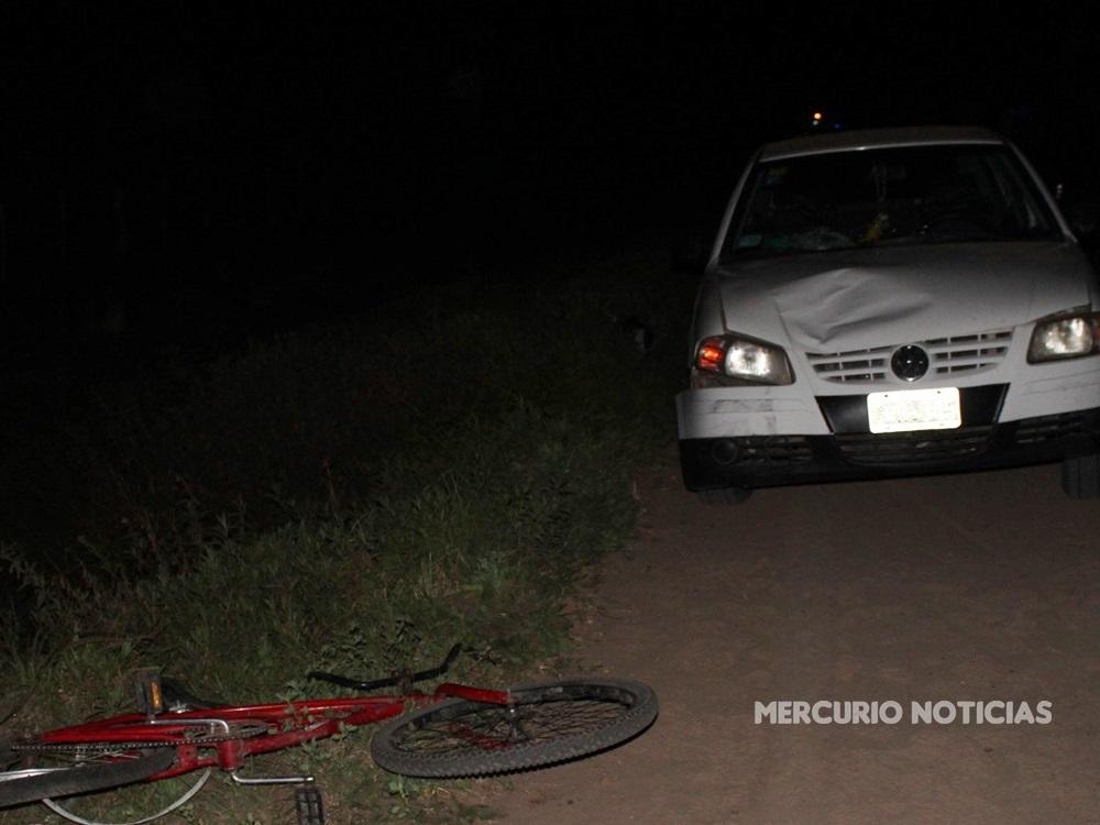 Un ciclista murió atropellado por un auto en Villaguay
