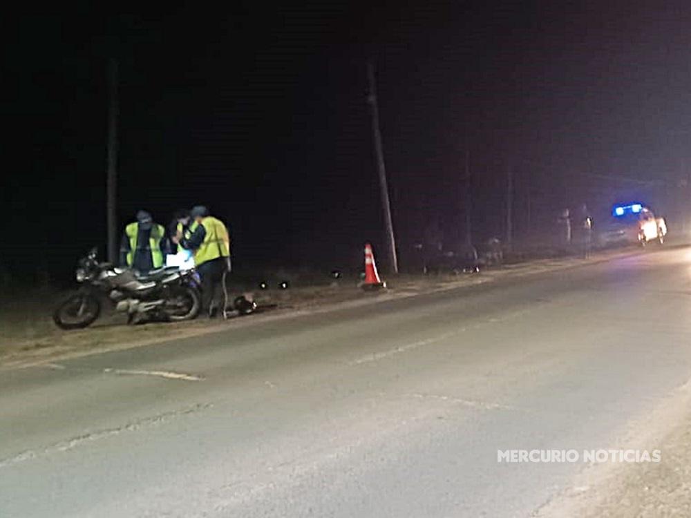 Dos motos chocaron en la ex ruta 26 en San José