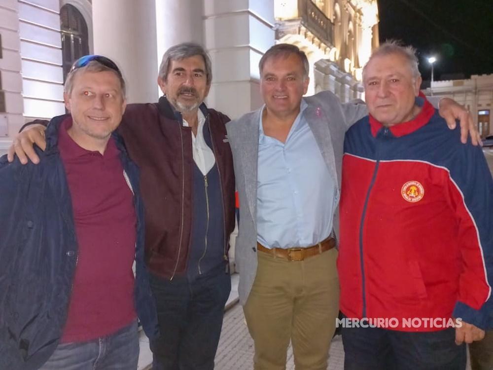 Berthet celebró la aprobación de la nueva Ley del Bombero Voluntario