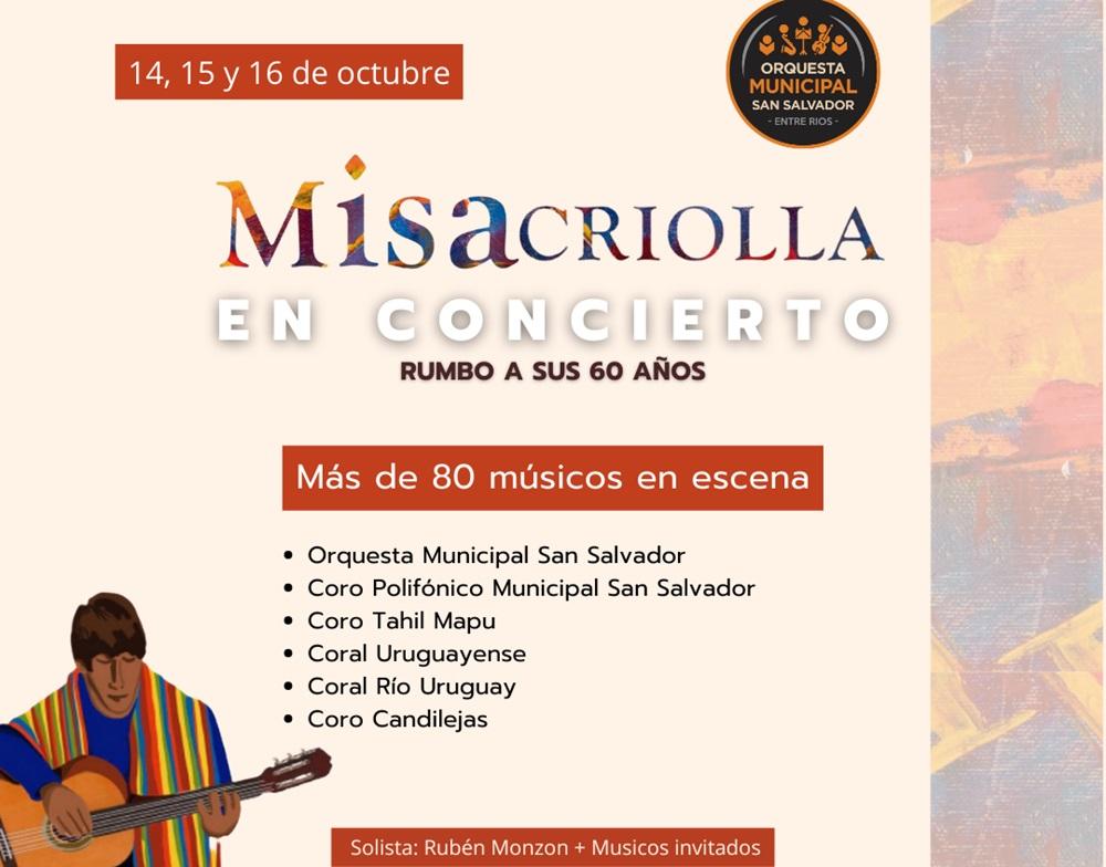 Anuncian la gira de la Misa Criolla en Concierto, rumbo a sus 60 años