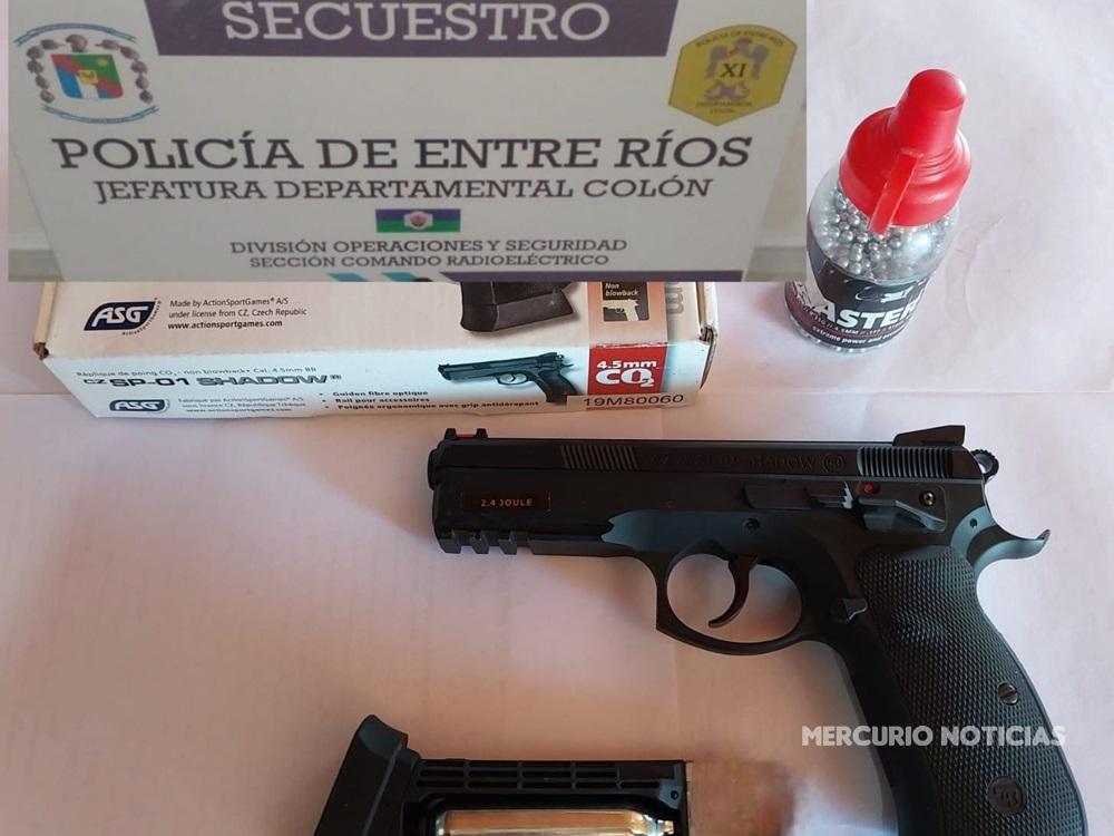 Allanamiento por violencia familiar en las afueras de Colón