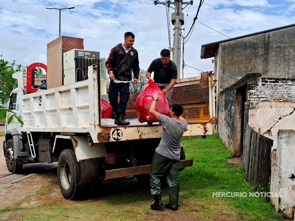 Al menos un centenar de familias fueron evacuadas en Concordia