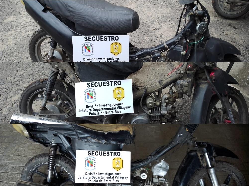 Recuperan tres motos robadas en Villaguay