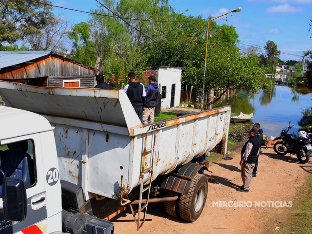 Son cerca de 300 las familias afectadas por las inundaciones en Concordia
