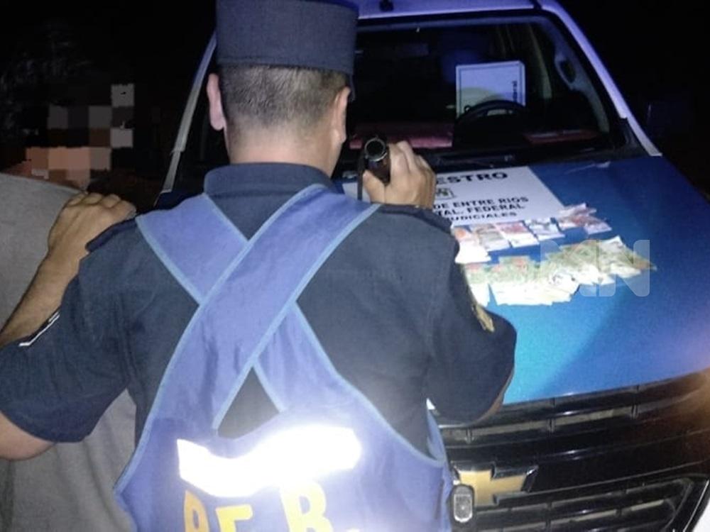 Robó 250 mil pesos de un auto en Federal y fue detenido en la ruta 127