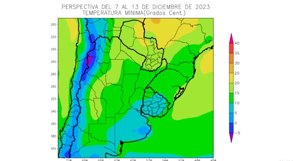 Diciembre, con temperaturas por debajo de lo normal y ¿heladas?