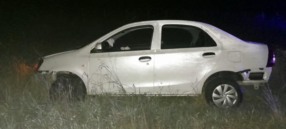 Un automóvil perdió el control en la ruta 18