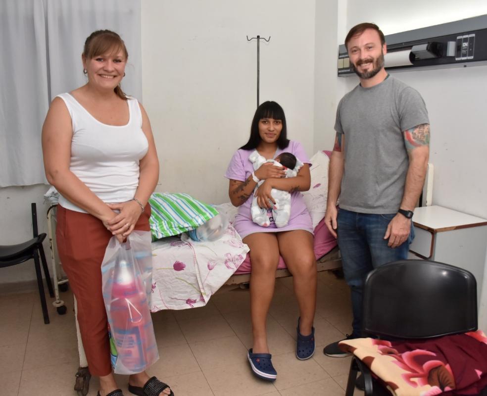 Misael, el primer bebé del año en Concordia