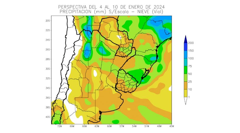 Se esperan lluvias moderadas a abundantes en la región