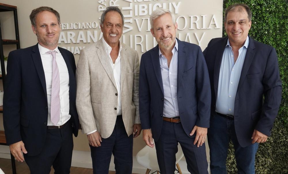 Frigerio se reunió con empresarios brasileños interesados en invertir en Entre Ríos