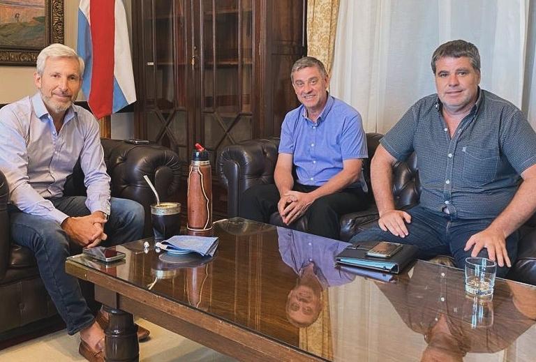 Frigerio recibió a los intendentes Zambón y Mendelovich