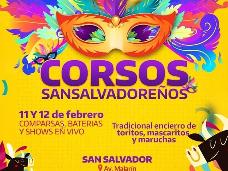 San Salvador tendrá sus dos veladas de corsos