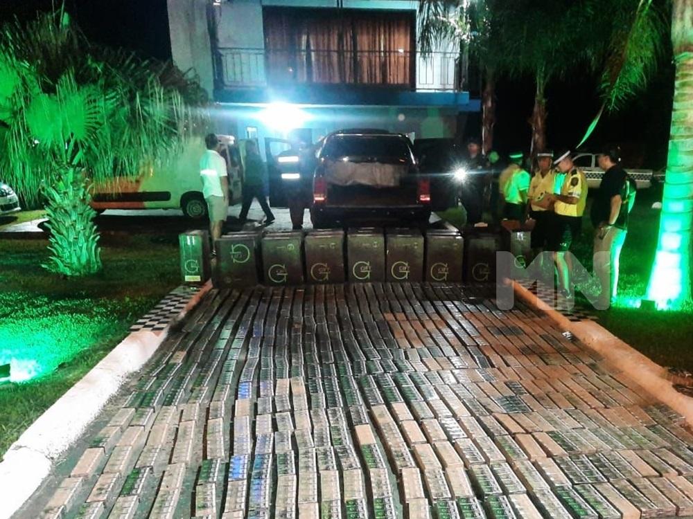 Secuestran más de 17 mil atados de cigarrillos en Federación