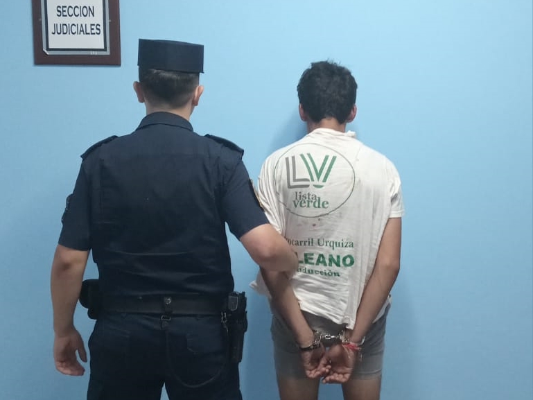 El detenido.