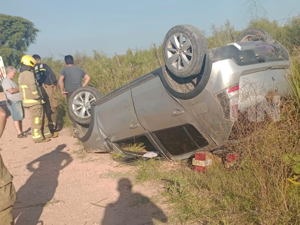 La situación en la que quedó el vehículo.