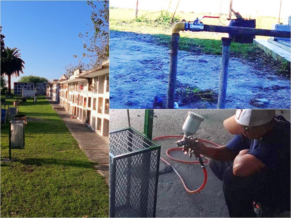 Se realizaron mejoras en el Cementerio municipal de General Campos