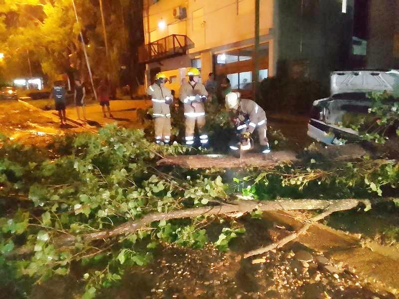 El fuerte temporal afectó a familias en Concordia