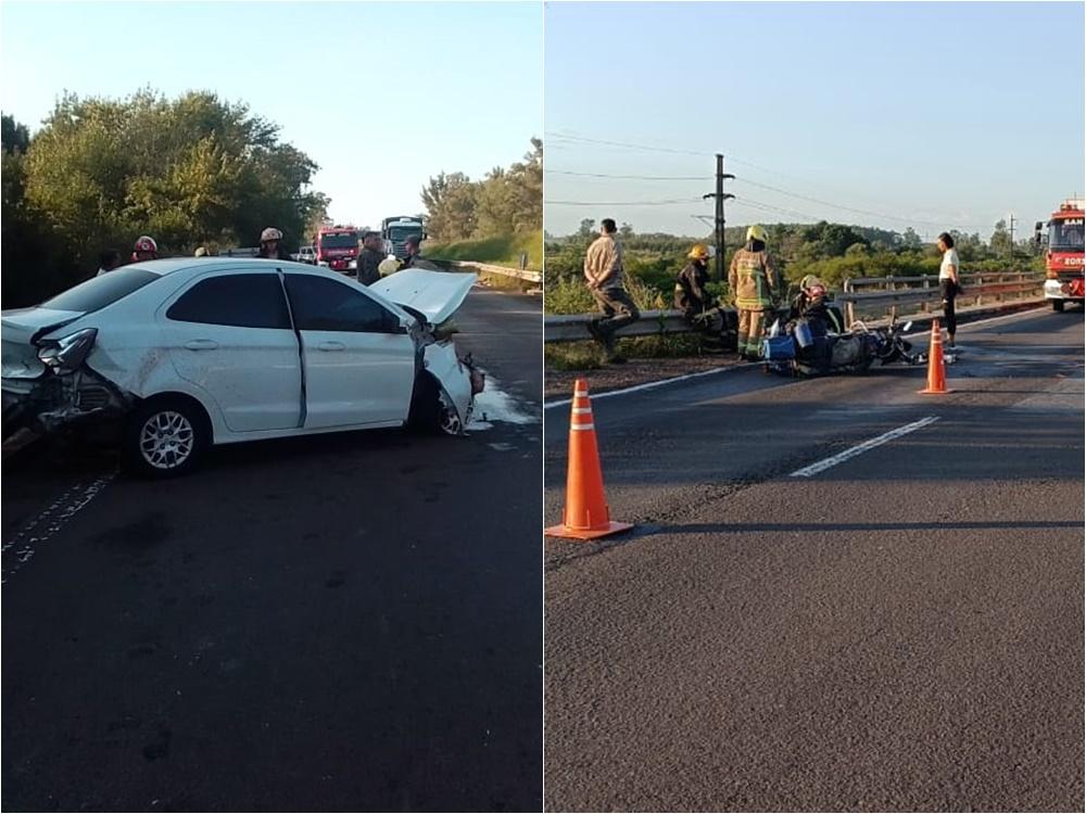 Se produjeron dos accidentes en la autovía 14