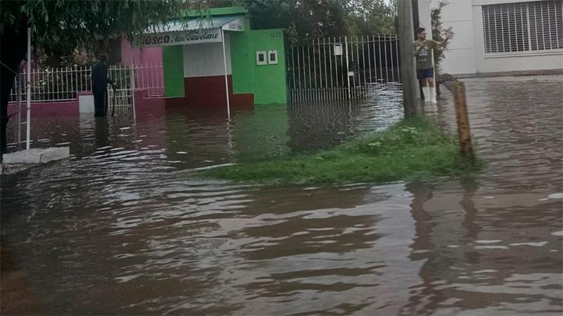 Un nuevo temporal con más de 100 mm en una hora provocó inundaciones en el sur entrerriano