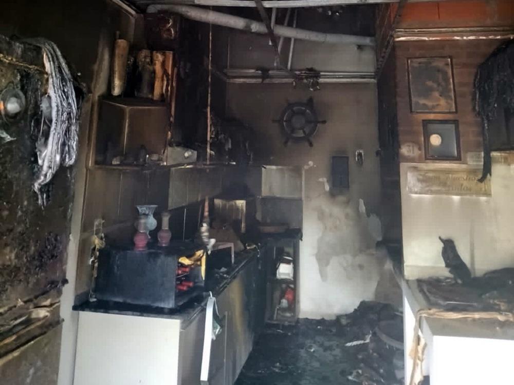 Se produjo el incendio del quincho de una vivienda de Villaguay