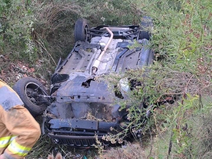 En un accidente en la autovía 14, tres personas resultaron heridas