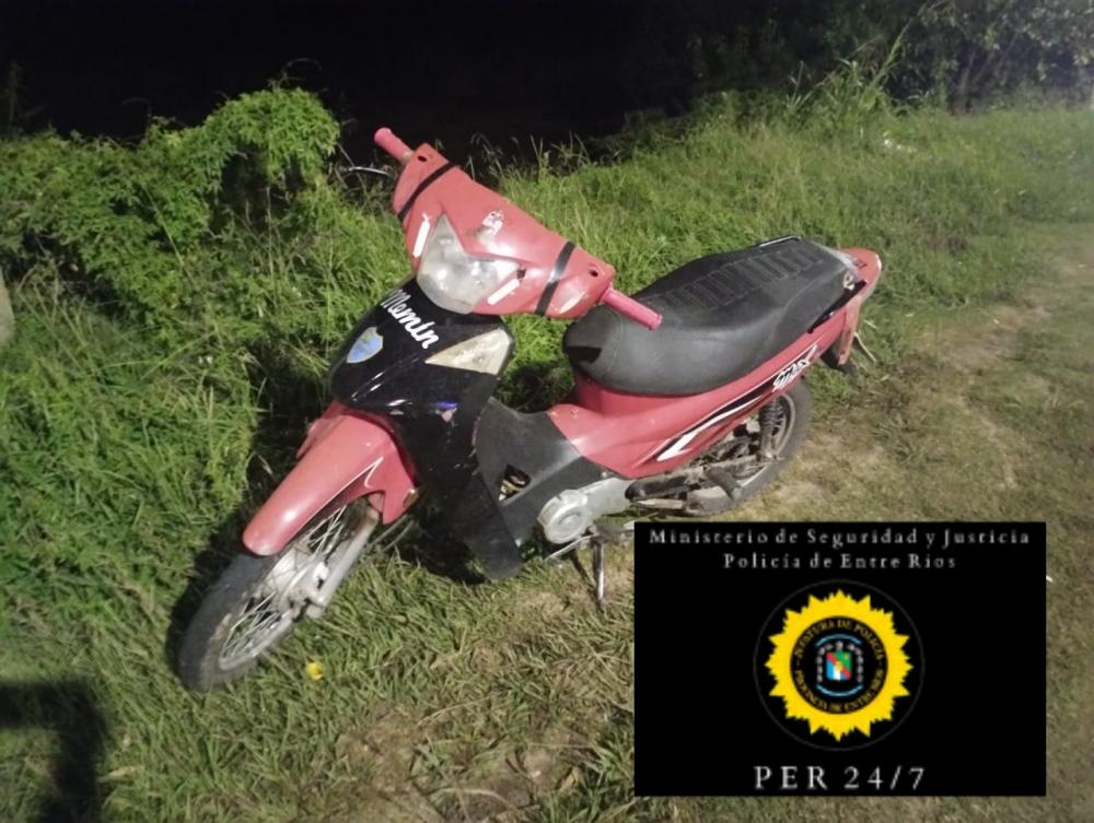 Un motociclista sufrió un accidente en la ex ruta 26