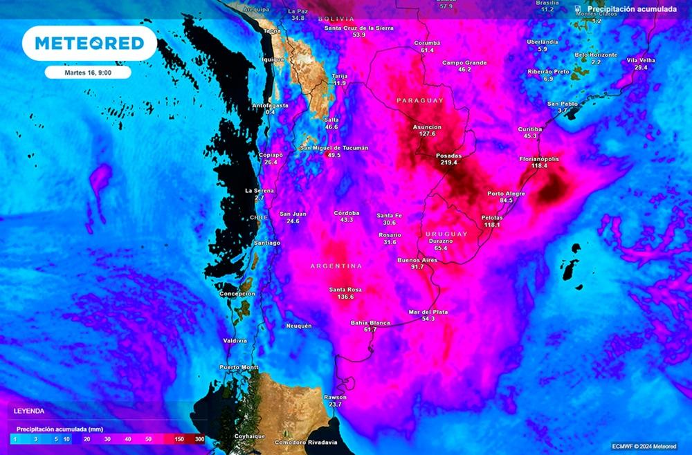 Pronostican abundantes lluvias en varias provincias del centro del país en los próximos días