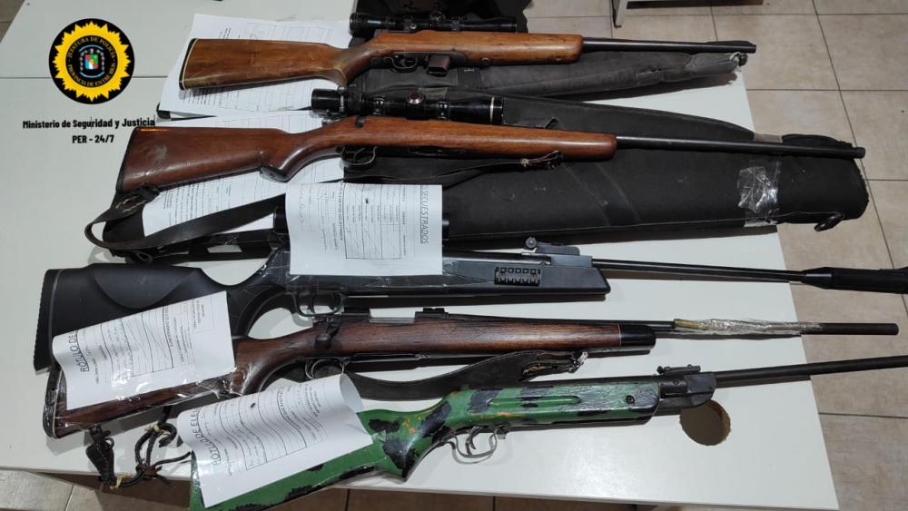 Secuestran armas de fuego ilegalmente portadas durante operativos preventivos en múltiples localidades