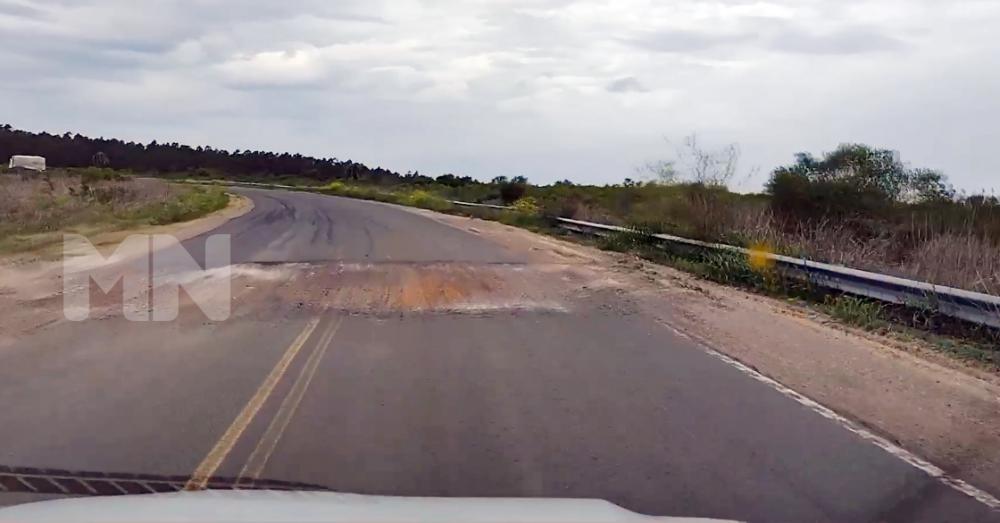 Vecinos de Ubajay reclaman por el "intransitable y deplorable" estado de la ruta 38