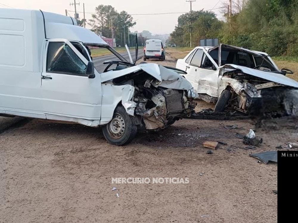 Siniestro vial en la ex Ruta 26 dejó a dos conductores con lesiones leves