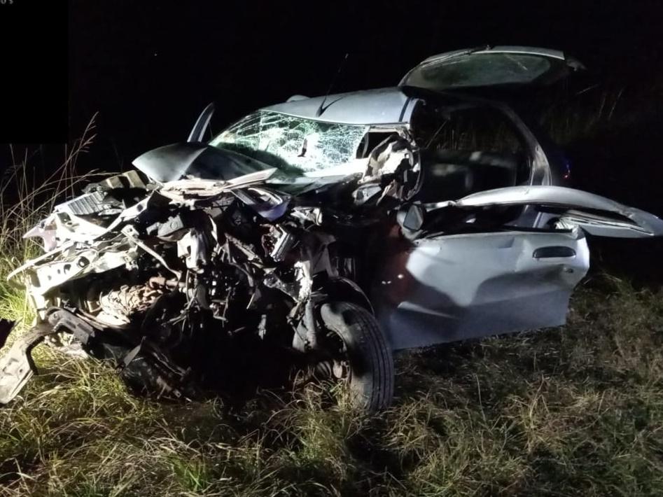 Accidente en la autovía 14 dejó un herido de gravedad