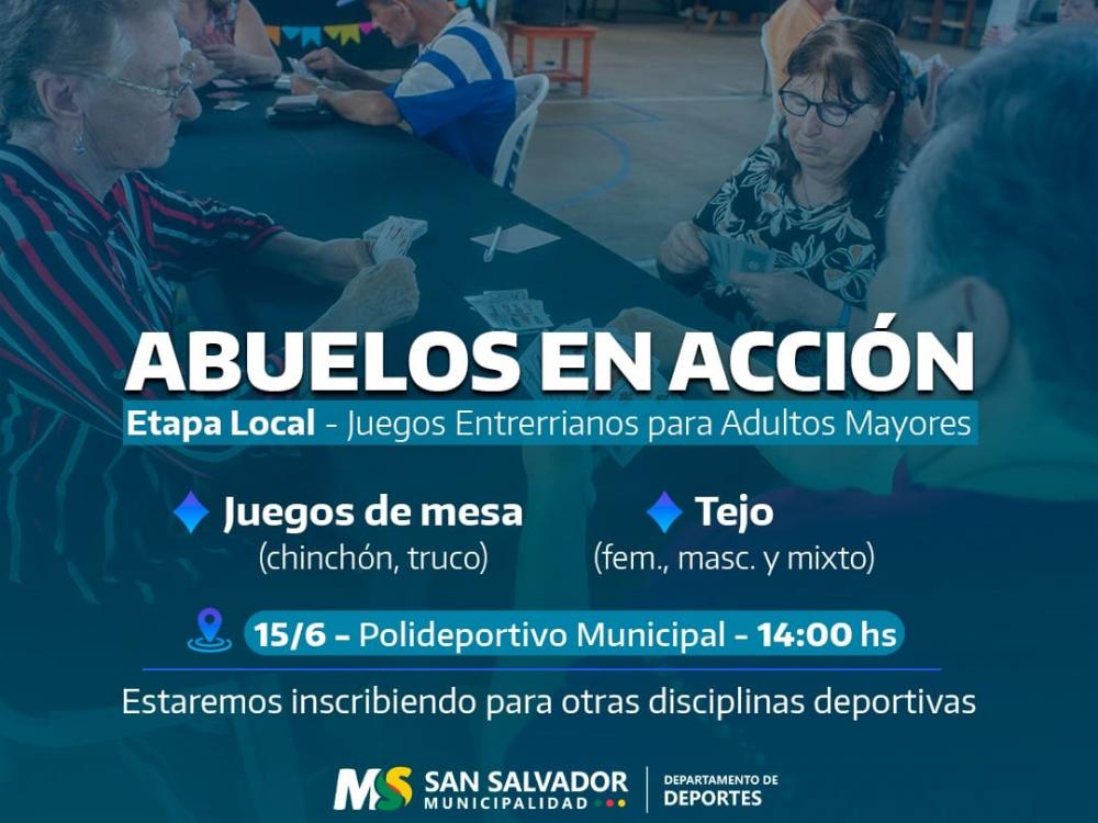 Comienzan los Juegos Entrerrianos para Adultos Mayores 2024