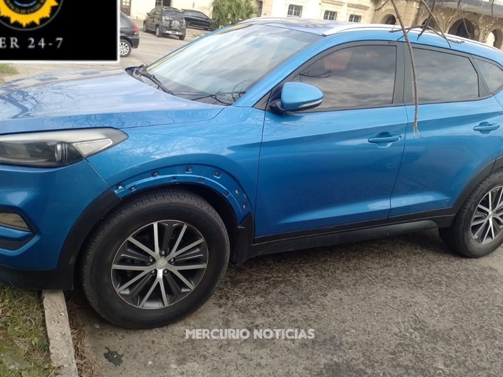 El auto secuestrado.