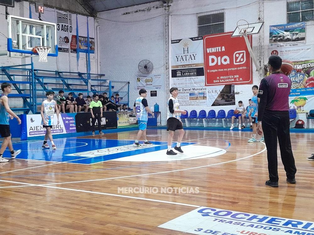 Juegos Entrerrianos: básquet 3x3 en San Salvador