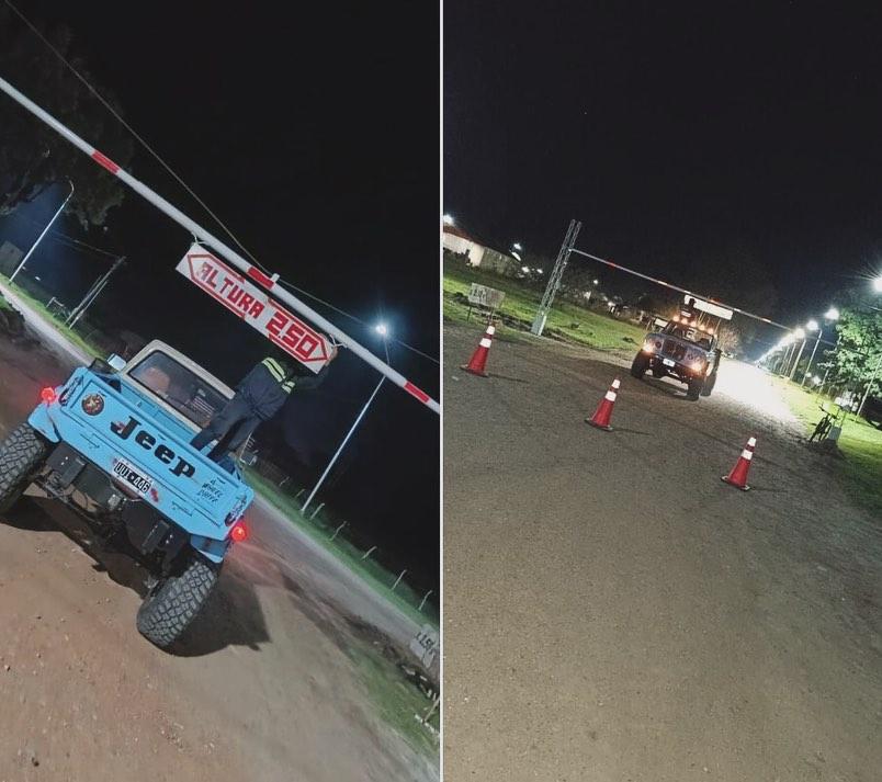 Colocan reductor de altura ante el deterioro del asfalto por el tránsito pesado