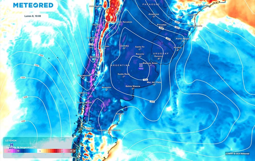 Persisten las bajas temperaturas y las heladas en todo el país