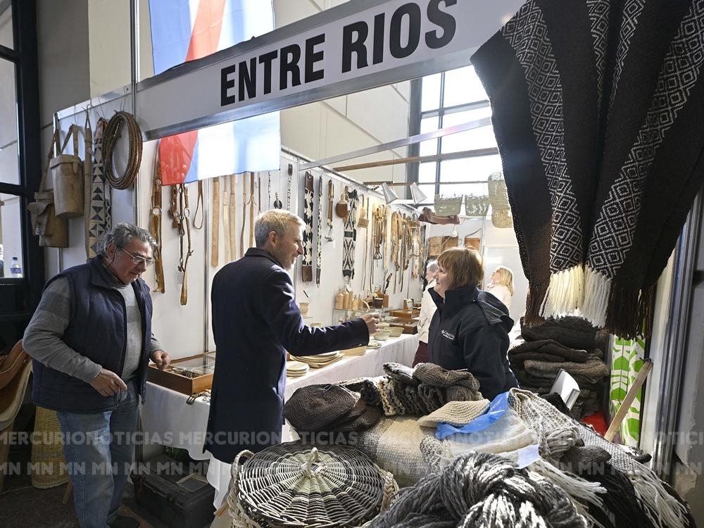 Frigerio visitó la exposición rural donde Entre Ríos presenta su diversidad productiva