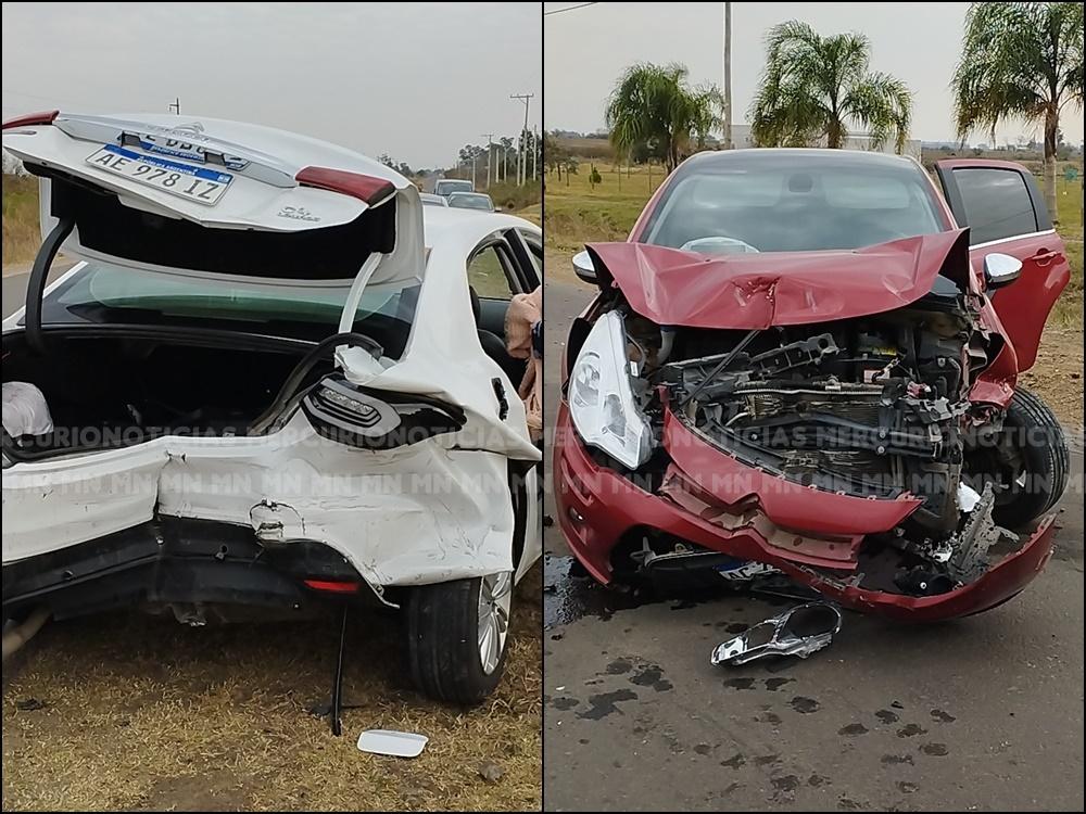 Tremendo choque en la ruta 38: auto frenó de golpe y otro lo embistió de atrás