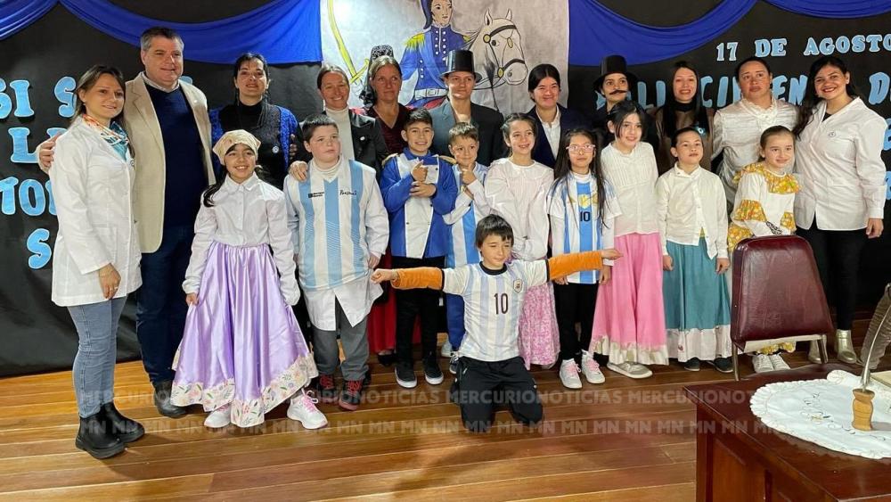 En General Campos se realizaron los actos en recuerdo al padre de la Patria