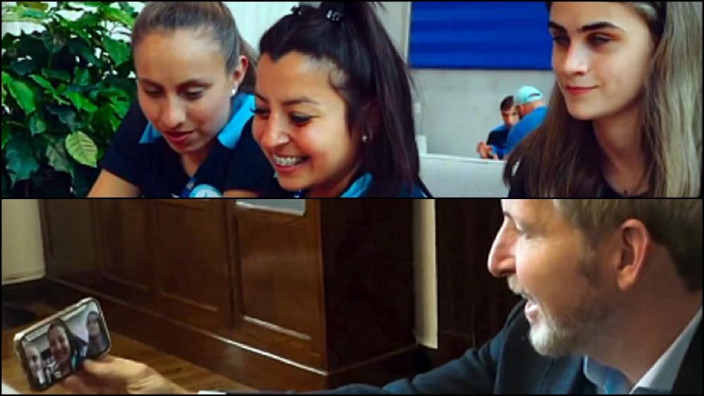 Frigerio se comunicó con atletas entrerrianas en los Juegos Paralímpicos