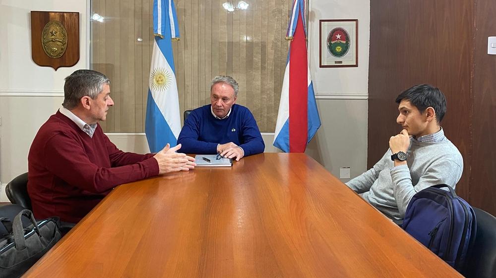Zambón y Grimaldi se reunieron con Schneider para gestionar fondos para obras