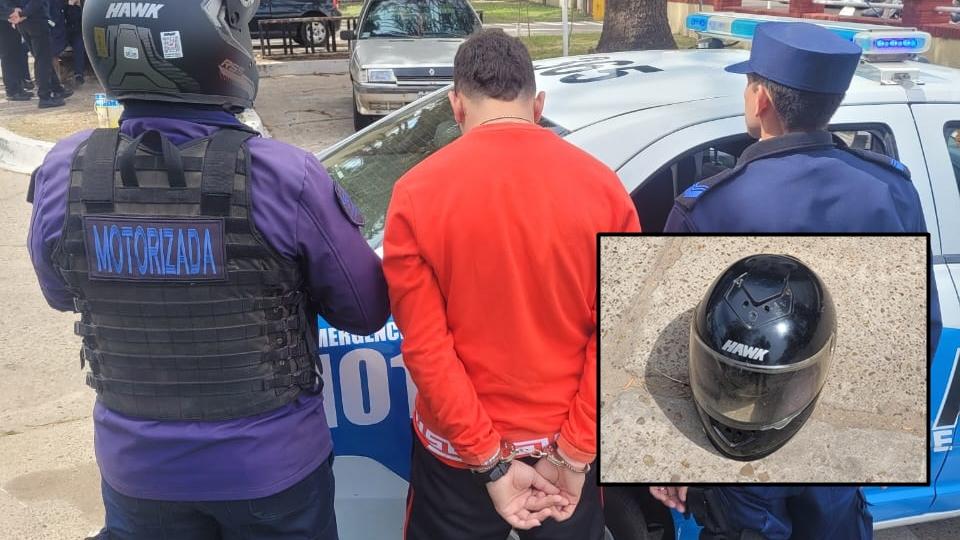 Un inspector fue agredido de un cascazo en la cabeza