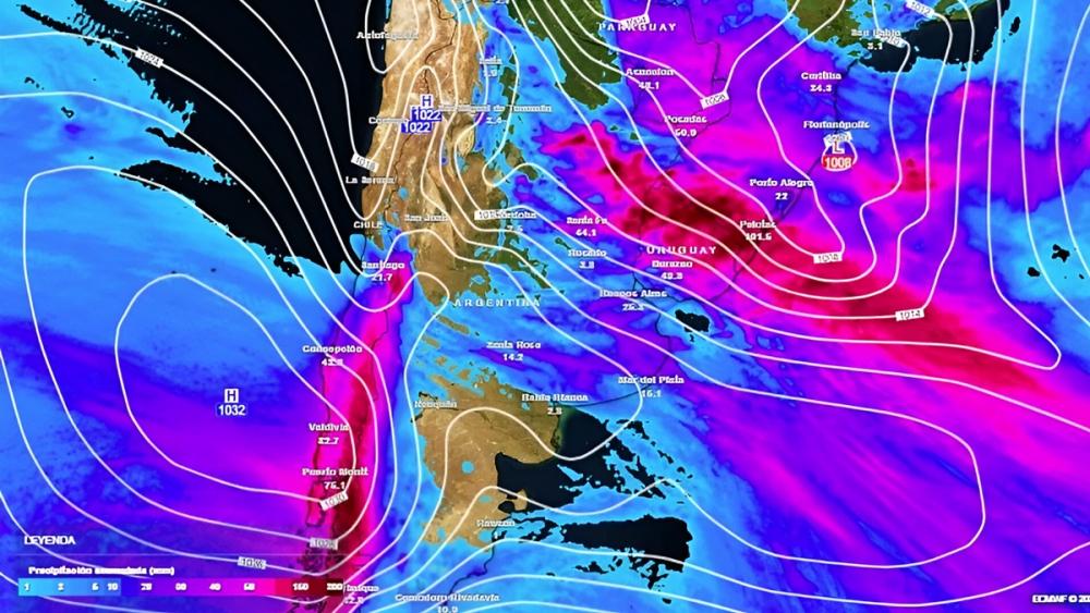 A partir del domingo, Entre Ríos recibiría abundantes lluvias
