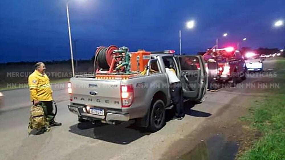 Bomberos de General Campos enviaron móvil y personal para colaborar en Córdoba