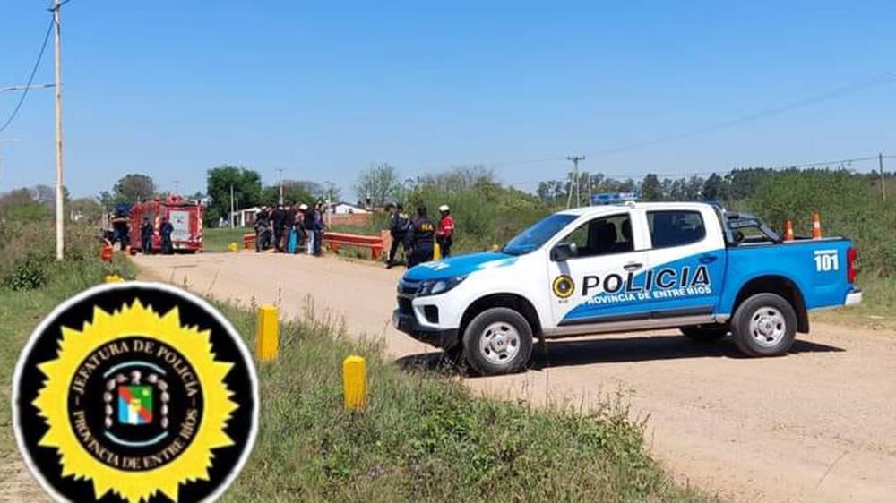 Encuentran un cuerpo sin vida y una moto en el agua en Chajarí