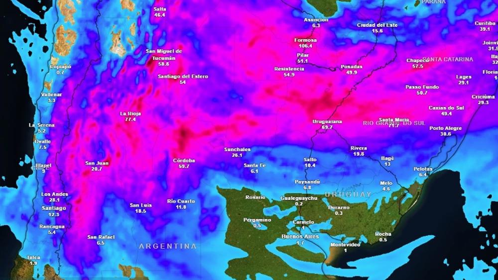 Pronostican lluvias abundantes y tormentas en todo el norte del país