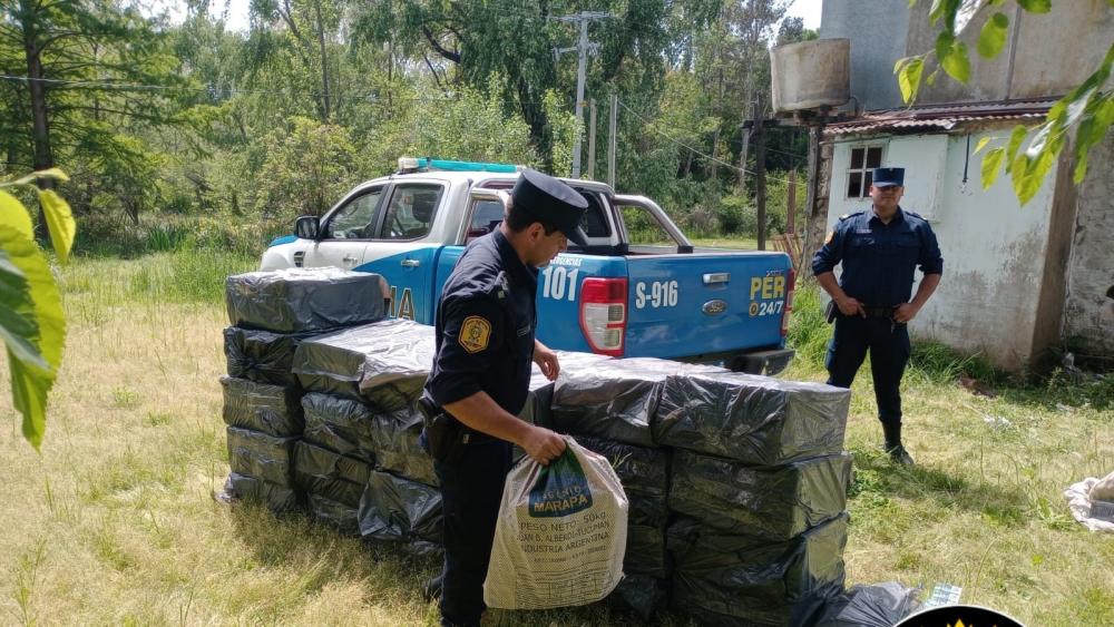 Islas del Ibicuy: secuestran más de 13 mil cartones de cigarrillos