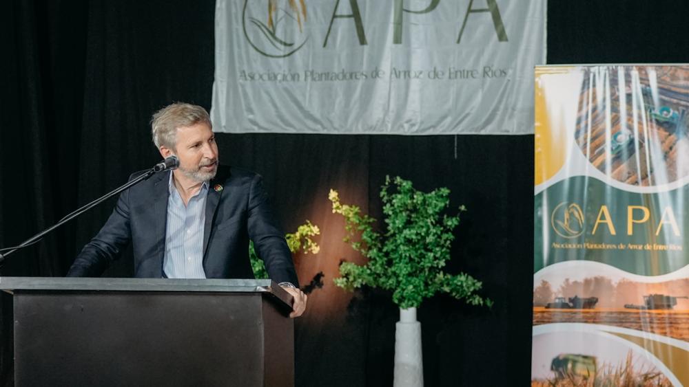 Frigerio anunció medidas para apoyar al sector arrocero y lanzó la campaña 2024-2025