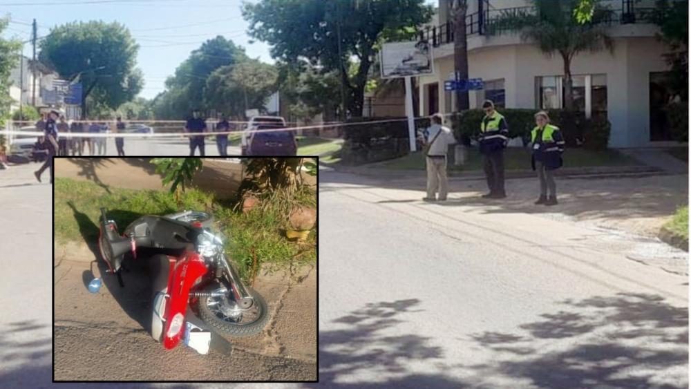 Una mujer murió tras chocar en moto de atrás a un auto