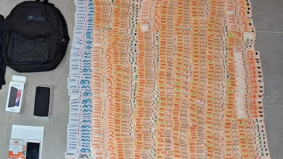 Secuestran celulares, un millón de pesos y otros elementos tras hurto